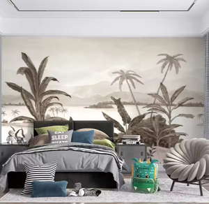 <span class=keywords><strong>Carta</strong></span> <span class=keywords><strong>da</strong></span> <span class=keywords><strong>parati</strong></span> con stampa digitale 3D paesaggio murale paesaggio natura dipinto a mano foglie di <span class=keywords><strong>piante</strong></span> tropicali fiore uccello lago <span class=keywords><strong>carta</strong></span> <span class=keywords><strong>da</strong></span> <span class=keywords><strong>parati</strong></span> murale - Product Image 3