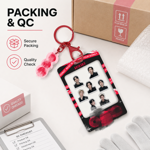 Aksesoris gantungan kunci akrilik album Kpop RAIRNG terlaris, gantungan kunci karakter SUGA JHOPE JK V Bangtan Boys, aksesoris gantungan kunci kartun - Product Image 4
