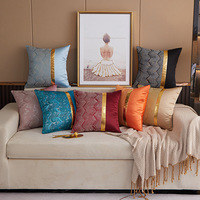 Housse de coussin carrée de style européen et américain, taie d'oreiller pour canapé, fauteuil avec dossier, baie vitrée, lit ou repose-tête