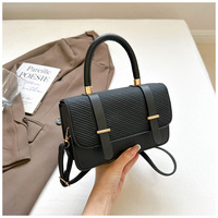 Nouveau Sac Carré en Cuir PU 2026 Grande Capacité Sac à Bandoulière Femme Sac Croisé