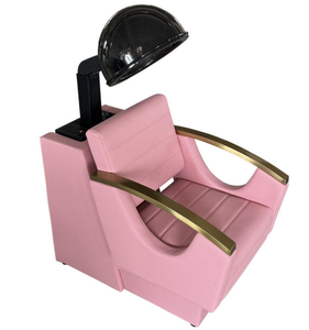 Sèche-cheveux professionnel noir sur pied pour salon de coiffure, appareil chauffant pour cheveux, mobilier de salon de beauté - Product Image 2