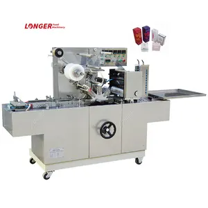 Industriële Parfum Doos Over Overwrapping Sealer Cellofaan Verpakking Wrap Machine