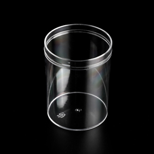 Manufacture small clear plastic packaging round food mini cake container boxes