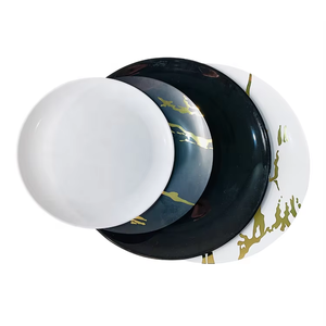 أطباق بلاستيكية فاخرة للاستخدام مرة واحدة، أطباق عشاء، أطباق تقديم - Product Image 6