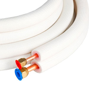 Ensembles de lignes de <span class=keywords><strong>cuivre</strong></span> isolées pour climatiseur 1/4 3/8 Paire de connexion Bobine de <span class=keywords><strong>cuivre</strong></span> Ac <span class=keywords><strong>20m</strong></span> - Product Image 3