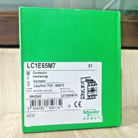 Plc 1pc- Lc1e65m7 Easypact Contactor 3p(3 No)- Ac-3= 440v 65a-220v-new for Warranty Product