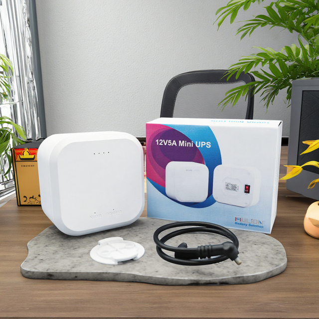 High Capacity 12000mAh Lithium Battery Uninterrupted Power Supply 12V 5A Mini UPS DC With LED Indicator WIFI Router for Home Use