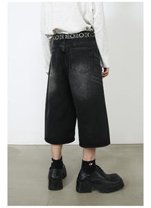 <span class=keywords><strong>Pantaloncini</strong></span> in Denim all'ingrosso Spot <span class=keywords><strong>pantaloncini</strong></span> in Denim larghi Jeans lavati <span class=keywords><strong>pantaloncini</strong></span> da uomo. - Product Image 3