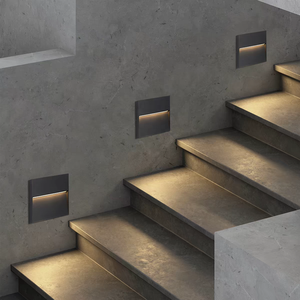 <b>LED</b> <b>corner</b> step <b>light</b> IP65 aluminum embedded staircase wall <b>light</b> indoor and outdoor embedded wall staircase <b>light</b> - Product Image 6