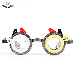 Ottico lente di prova di prova di prova oftalmico optometria lenti minerale con cerchio in plastica set ottico - Product Image 5