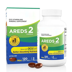Formula AREDS 2 Vitamine per gli Occhi 120 Capsule Morbide Estratto di Aloe Vera Selvatica Disponibile - Product Image 1