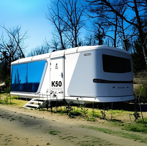 Cápsula Espacial Móvil Prefabricada de Acero, Diseño Moderno para Exteriores, Ideal para Villas, Hoteles y <span class=keywords><strong>Apartamentos</strong></span> - Product Image 2