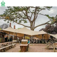 Fabricant de tentes personnalisées à chevilles et perches Tente d'événement à chevilles et perches Tente de camping à double couche et perches