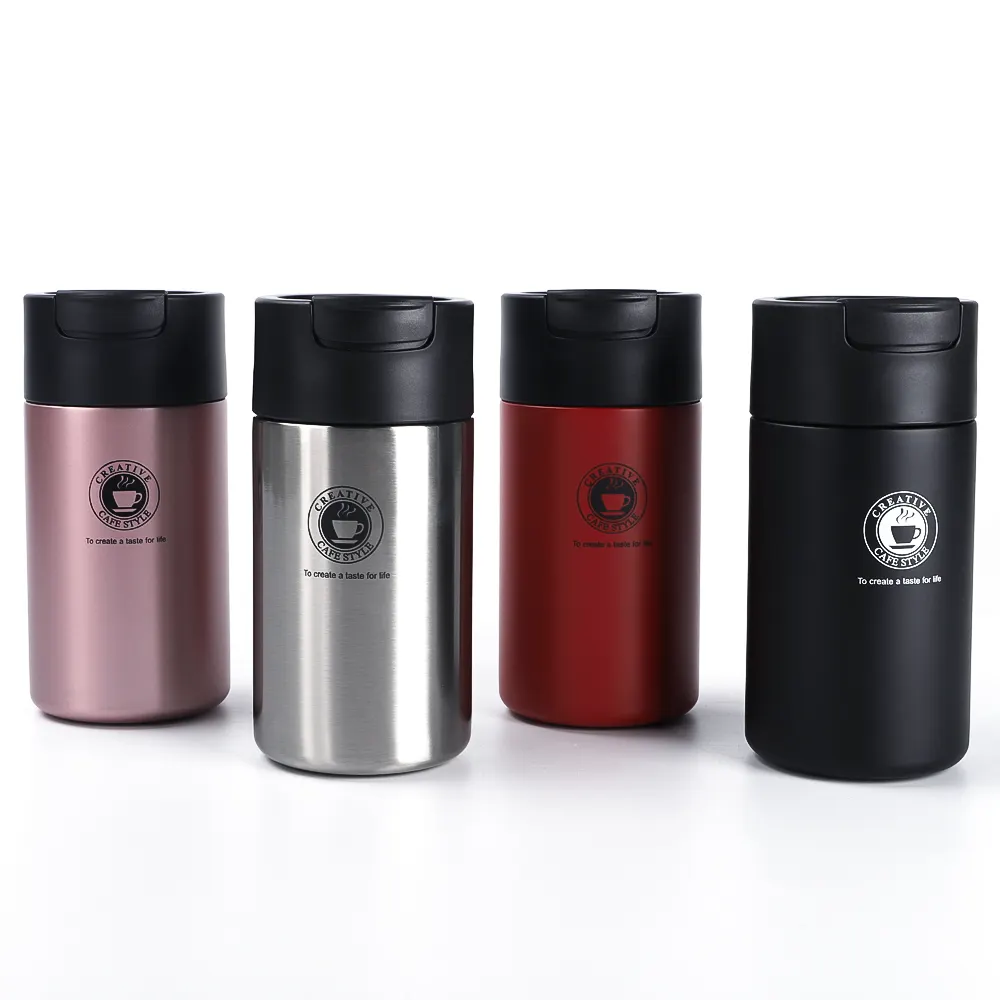 Amazon Hot Selling 15oz Customized 18/8 Stainless Steel Insulated Travel Coffee Mug, Double Wall Vacuum Travel Water Tumbler Cup