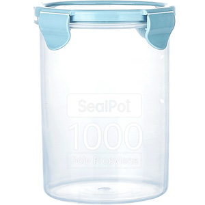 SealPot Food Storage <b>Containers</b> 1000 1500Ml Airtight Clip On Lid For Kitchen Grains Snacks - Product Image 5