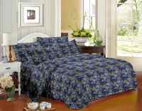 Drap de lit en tissu microfibre polyester, parure de lit de luxe de qualité, au japon, motif uni, taille king
