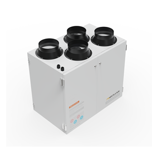 Vertical ERV 350m ³/h Ventilador recuperador de calor de parede de alta velocidade AC Pré-carbono + HEPA H13 + ESP Filtros para remoção de bactérias - Product Image 3