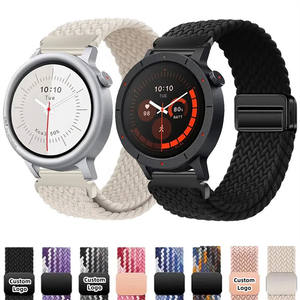 Correas de Tela de Nailon Trenzado Elástico con Hebilla Magnética de 20 mm y 22 mm para Reloj <span class=keywords><strong>Huawei</strong></span>, para Reloj Samsung Galaxy - Product Image 6