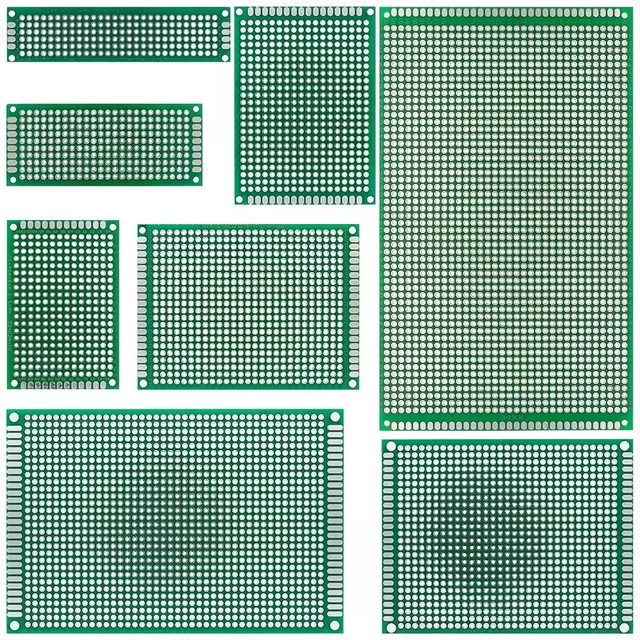 Universal PCB Circuit Protoboard Double Sided Breadboard 2x8 3x7 4x6 5x7 6x8 7x9 8x12 9x15 CM DIY Electronic Kit