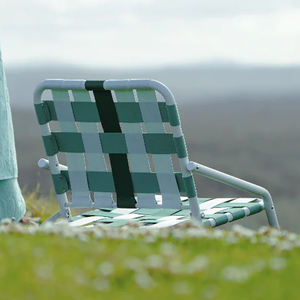 Pique-nique de voyage de camping de pêche pliante portable, chaise extérieure dos en maille quatre fauteuils avec porte-gobelet - Product Image 2