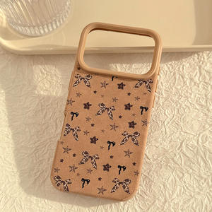 Coque pour iPhone 17 Pro Max, motif léopard mignon et cool avec étoiles, coque souple avec grande fenêtre, coque de téléphone antichoc - Product Image 1