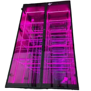 free choose led strip new fashion office decoration mirror led mirror display cabinet