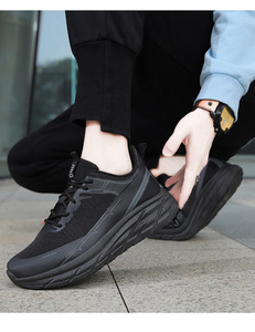 Scarpe da Uomo con Suola Spessa in PVC, Traspiranti, <span class=keywords><strong>per</strong></span> Jogging, Corsa, Palestra, Fitness e <span class=keywords><strong>Camminata</strong></span>, Stile Autunnale - Product Image 4