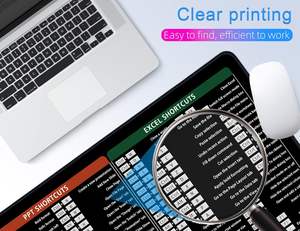 Alfombrilla de Ratón Grande XL para Oficina, Alfombrilla de Ratón Extendida para Computadora/Escritorio, Bordes Cosidos, para <span class=keywords><strong>Word</strong></span>/<span class=keywords><strong>Excel</strong></span>/PPT (800x300x3mm) - Product Image 3