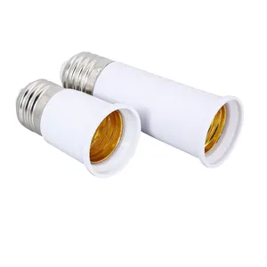 5 pièces E27 à E27 rallonge de Base de lampe 65mm 95mm <span class=keywords><strong>convertisseur</strong></span> de support de lampe adaptateur de prise de lampe ignifuge pour <span class=keywords><strong>ampoule</strong></span> - Product Image 4