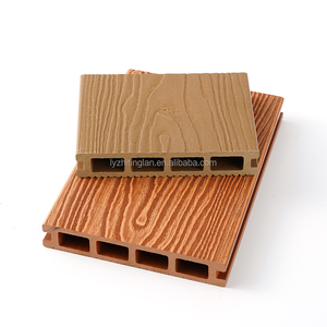 Terraza al aire libre impermeable PE <span class=keywords><strong>Decking</strong></span> suelo compuesto 3D en relieve cubierta - Product Image 5