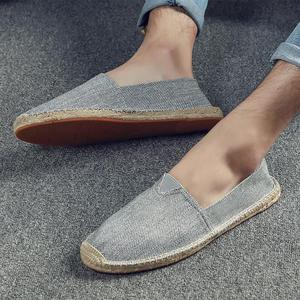 En stock, logo personnalisé, espadrilles en toile de chanvre de haute qualité, décontractées, confortables, respirantes, unisexes, bon marché, pour l'été - Product Image 3