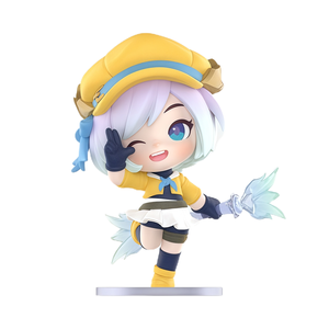 100% originale POPMART Bubble Mart Gold shople Battle Little Hero Hero serie portatile secondo Round scatola regalo Stand - Product Image 2