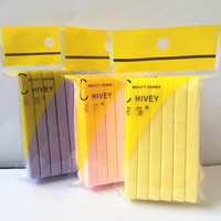12 pièces/sac bandes sèches compressées Pva éponge faciale bouffée exfoliante nettoyant compressé éponge faciale pour le lavage du visage