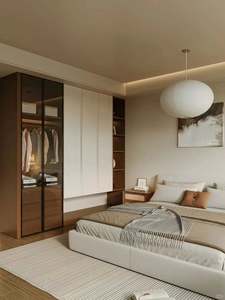 Classic Wooden Custom Closet Furniture with Sliding <b>Door</b> Customized Size for Bedroom-Modern <b>Wardrobes</b> Design - Product Image 3