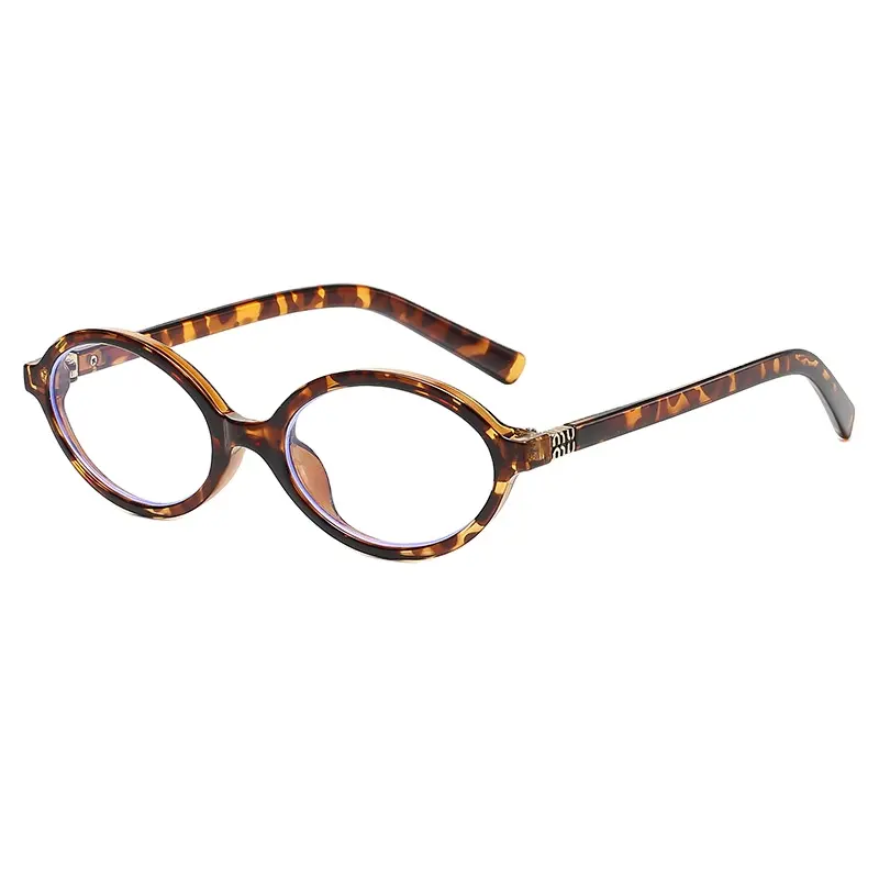 Y1051 2024 neu Großhandel individuell modisch Luxus Designer Vintage klein oval Sonnenbrillenrahmen für Unisex