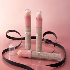 Soft Skin Schwammapplikator Flüssig-<span class=keywords><strong>Concealer</strong></span> 3 Farbtöne Aufbaubare Deckkraft Satin-Textur Gulf Girl Alle Hauttypen Augenringe Makel - Product Image 4