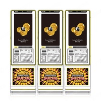 Distributeur automatique de monnaie avec écran 32 pouces, acceptant pièces et billets, personnalisable en anglais pour salles d'arcade (Nayax en option)
