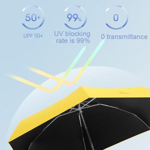 Bán buôn chất lượng tốt siêu mini năm gấp ô, túi phẳng Kích thước ô với chống UV bảo vệ - Product Image 4