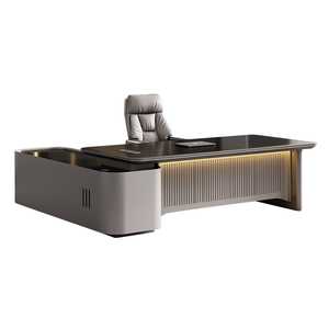 Escritorio de Oficina Moderno de 2 m, Mesa de Oficina Ejecutiva, Mesa de Computadora para Oficina, Muebles de Oficina, Mesa de Computadora para Trabajadores - Product Image 6