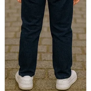 Pantalones Vaqueros para Niños Adrenaline, Lavado Oscuro, Corte Recto, Mezclilla Elástica, Cintura Media, 5 Bolsillos - Product Image 6