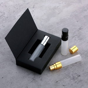 Mini Botellas de Muestra de 3 ml, 5 ml, 10 ml, Frascos de Vidrio Transparente con Atomizador para Perfume de Bolsillo, con Caja de Papel - Product Image 4
