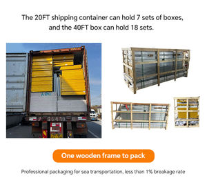 Bâtiment de stockage, parking, usage industriel, conteneur d'usine personnalisé, garage, <span class=keywords><strong>maison</strong></span>, porte enroulable, <span class=keywords><strong>maison</strong></span> préfabriquée modulaire en conteneur - Product Image 6