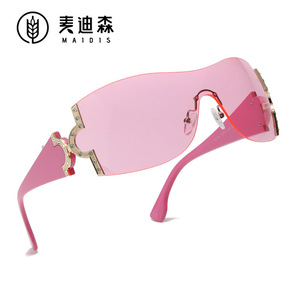 Maidis Frameless Sunglasses Pc Lens Uv400 Unisex Fashion Outdoors - Product Image 4