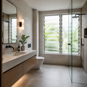 Ventana Moderna Ajustable de Aluminio Impermeable con Vidrio Templado de Seguridad para Terraza, Piscina y Ventilación Tropical - Product Image 5