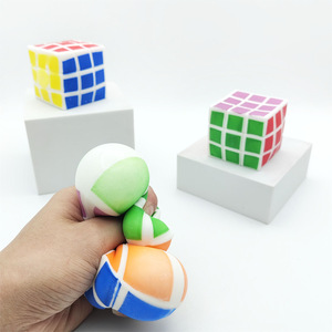 Juguetes Antiestrés de Cubo de Colores, Simulación de Cubo, Diseño Único y Flexible, Juguete Antiestrés Duradero para Adultos y Niños - Product Image 2