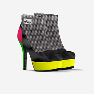 Botín Vegano con Plataforma BYMANYC New York Fierce Negro - Product Image 1