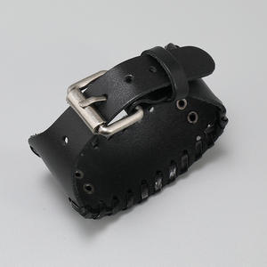 Pulsera trenzada de cuero estilo nórdico para <span class=keywords><strong>hombre</strong></span>, brazalete con cabeza de Lobo, con diseños de animales, Estilo Vintage vikingo - Product Image 6