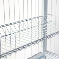 Cage d'élevage pour animaux de compagnie en fil d'acier tubulaire carré, 6 portes, 3 étages, pour chats et chiens, idéale pour petits animaux - Vernis nano de cuisson, vente chaude
