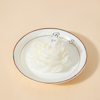 Bougie parfumée en forme de pivoine, décoration florale, ornement, cadeau idéal pour la fête des mères, la fête des femmes, les cadeaux de mariage
