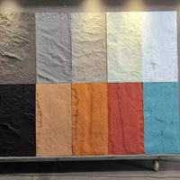 Panneaux muraux décoratifs en PU imitation pierre légers pour revêtement mural intérieur d'hôtel, villa, mur de fond de télévision